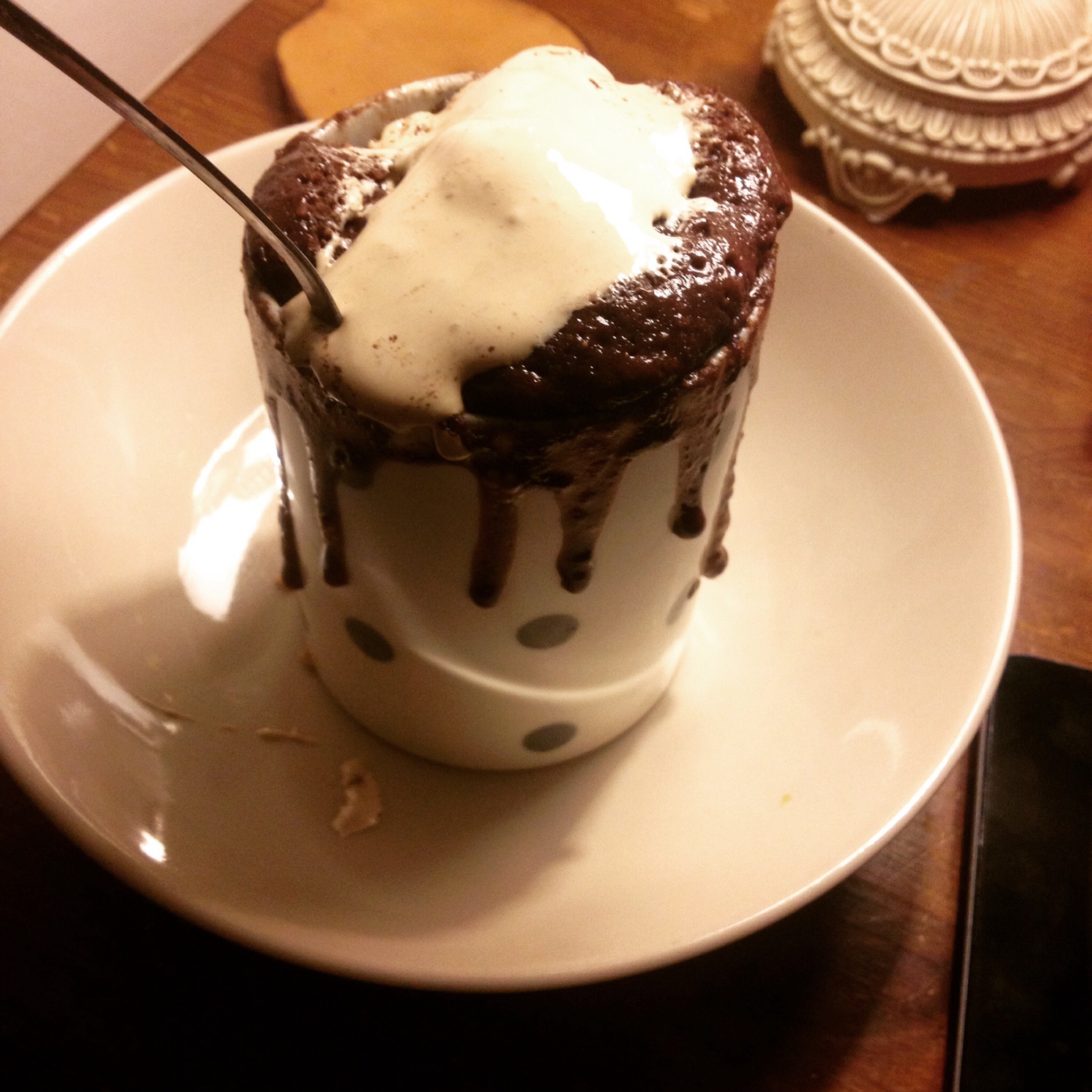 Nutella Mug Cake - Munchies and Munchkins